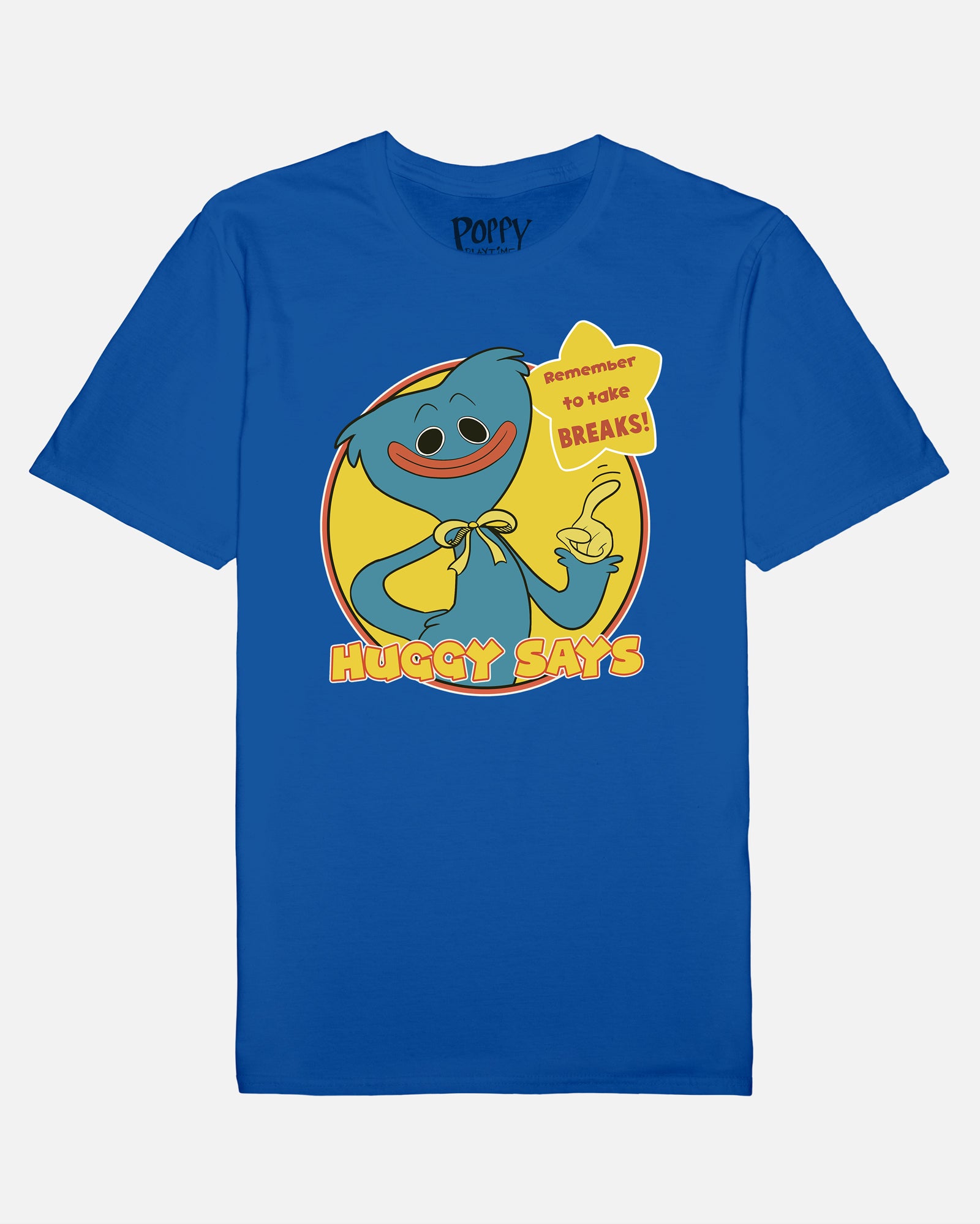 Huggy Wuggy "Huggy Says" Blue Tee