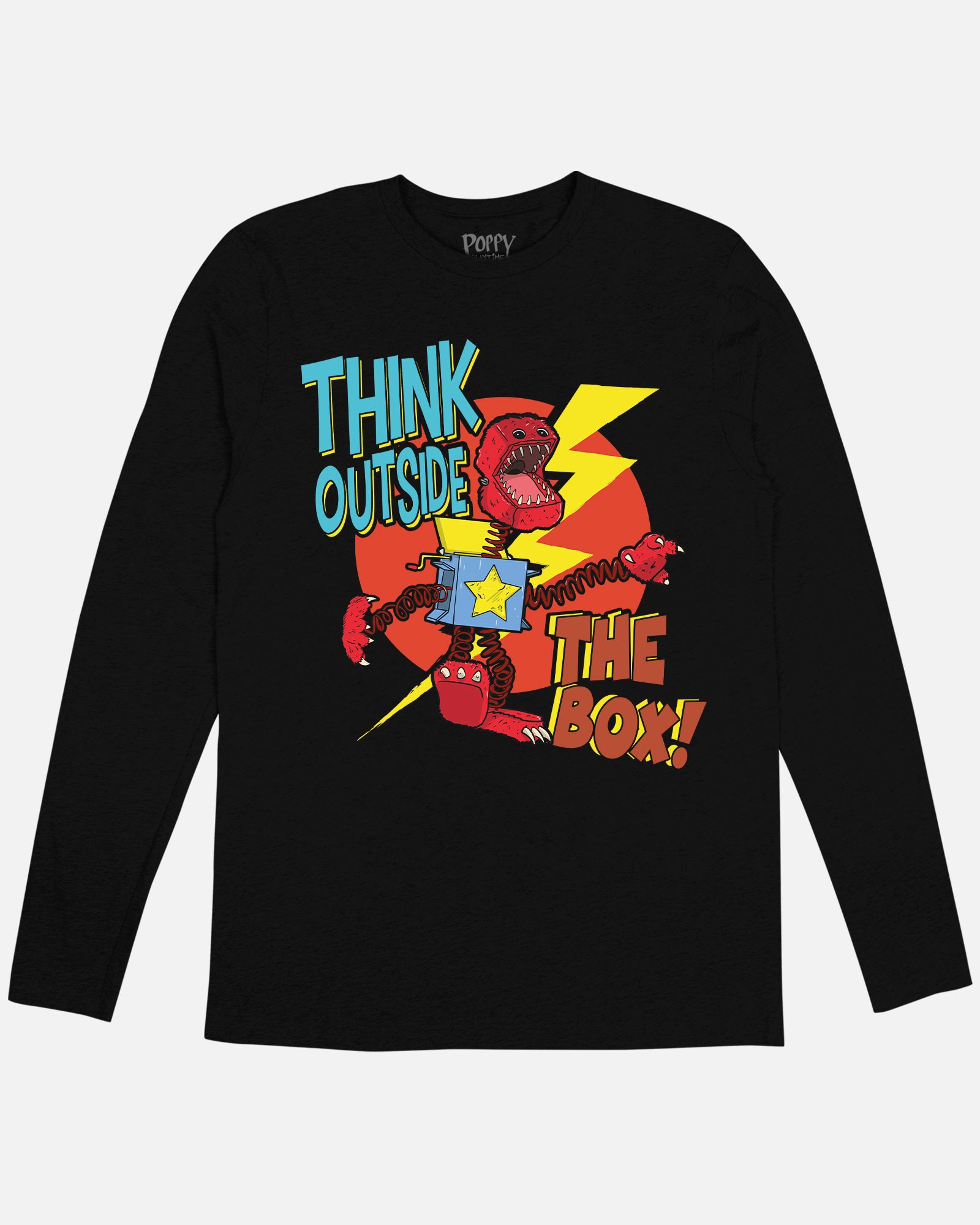 Boxy Boo Think Outside The Box Long Sleeve Tee
