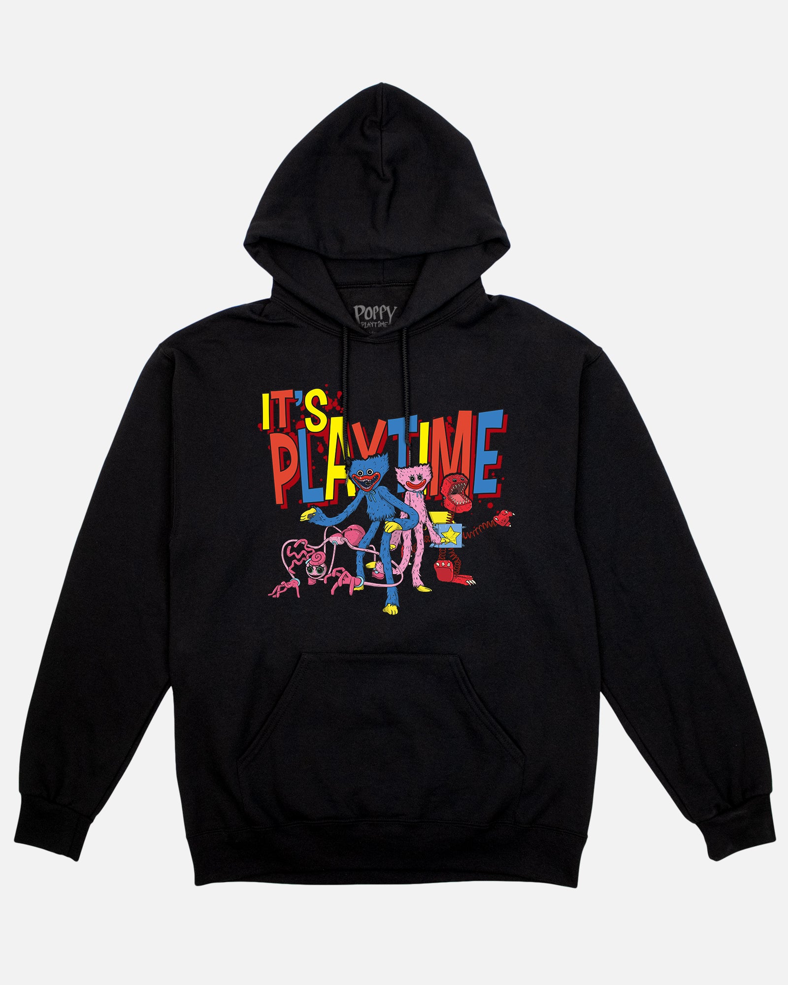 It's Playtime Poppy Gang Drawstring Hoodie